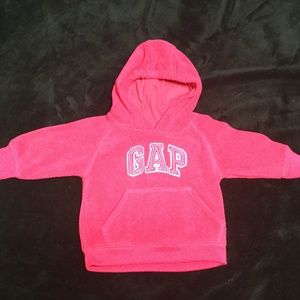 BABY GAP Fleece Pullover Hoodie Toddler 12-18 Mths